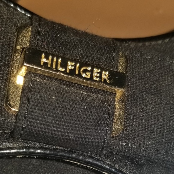 Tommy Hilfiger Black slingback wedges - Picture 5 of 5